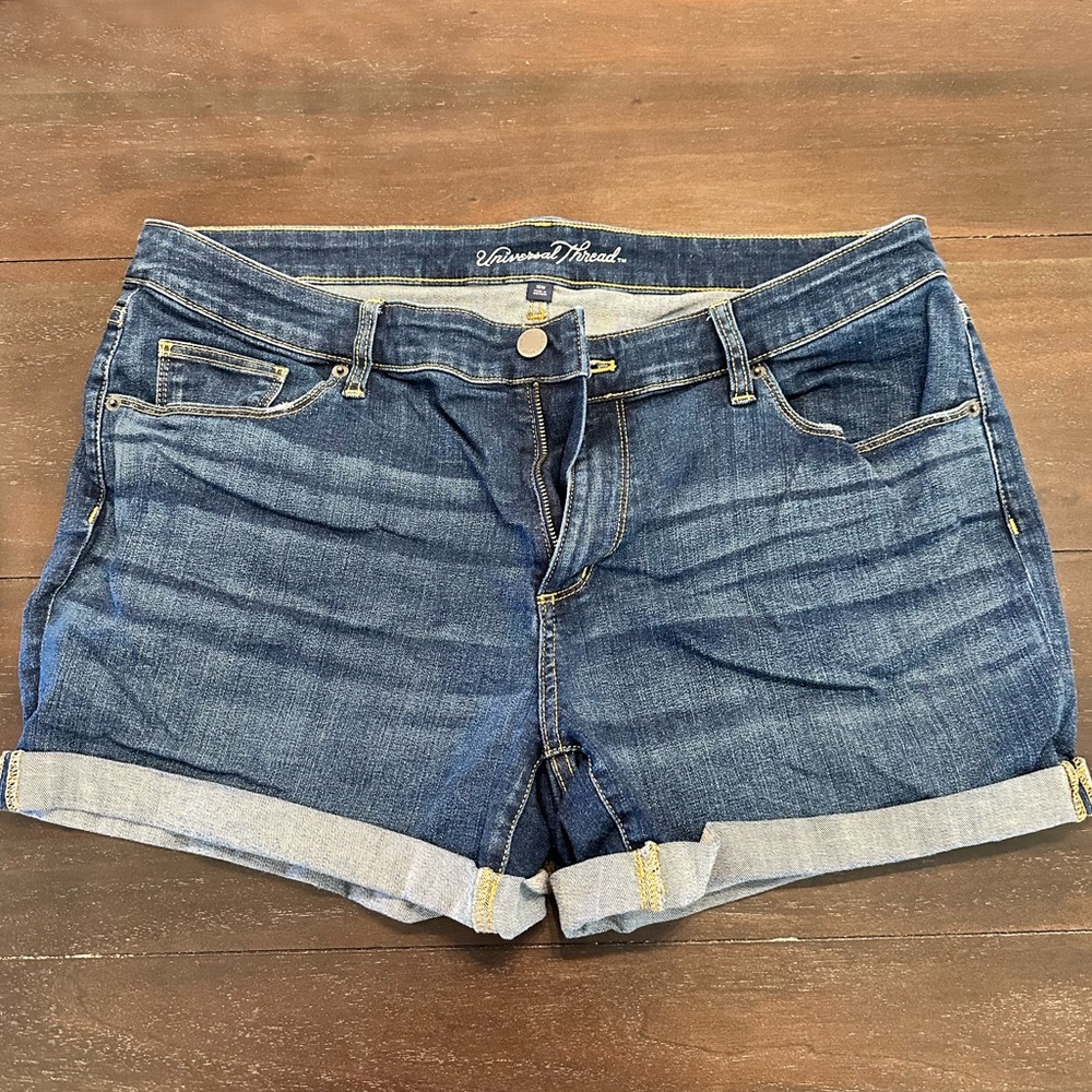 Universal Thread denim midi shorts